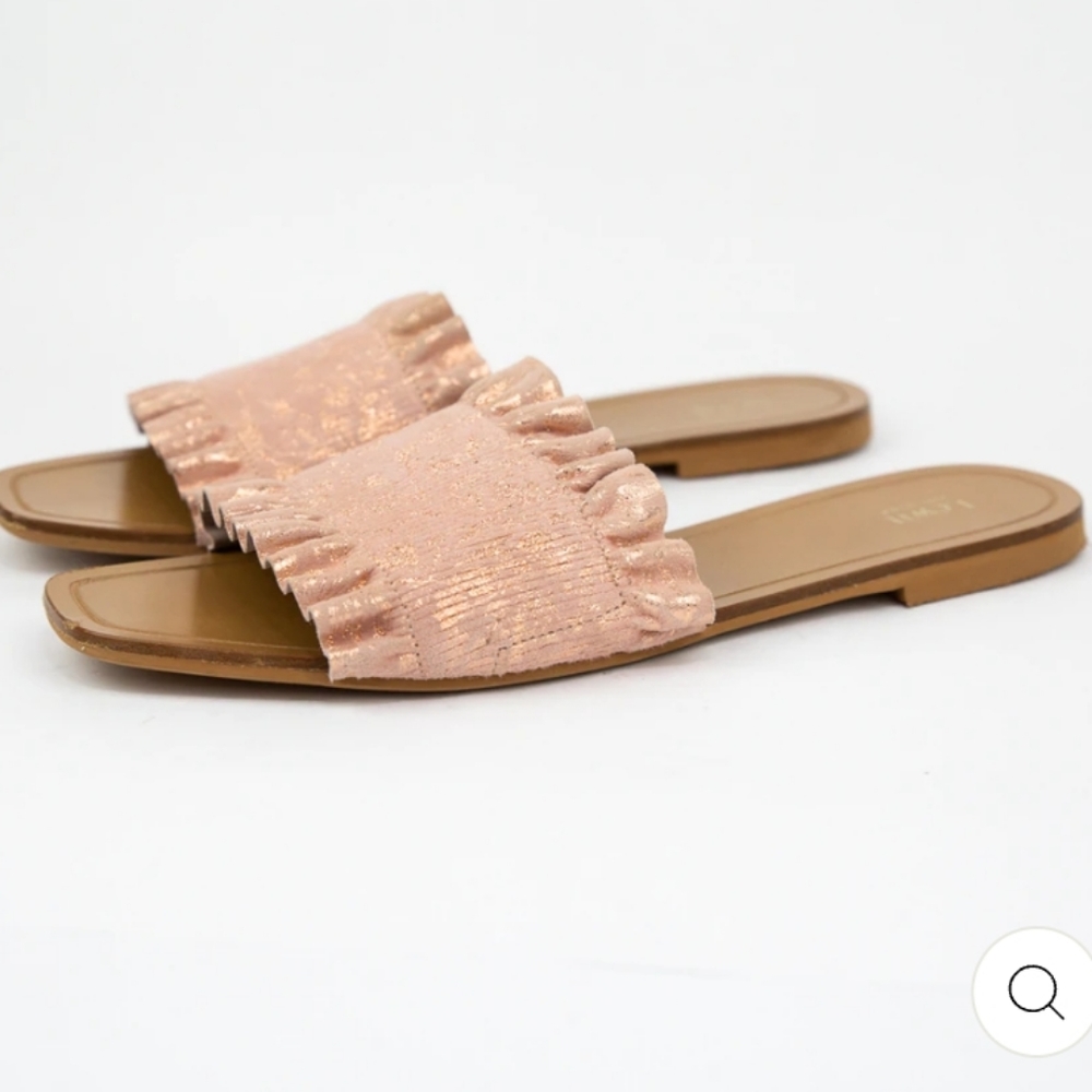 Lewit Cassandra Ruffle Slides - image 3